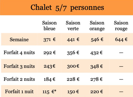 tarif-2023-24-chalet-5-7-personnes Tarifs 2023-24 chalet 5-7 personnes